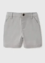 Kids' Casual Grey Chino Shorts - Image 4