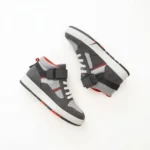 Men's Premium Athletic Sneaker - Grey/Red Edition - Image 3