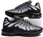 Men's Premium Athletic Sneaker - Grey/Red Edition - Image 2