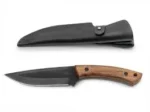 Handcrafted Hunting Knife with Leather Sheath - Image 2
